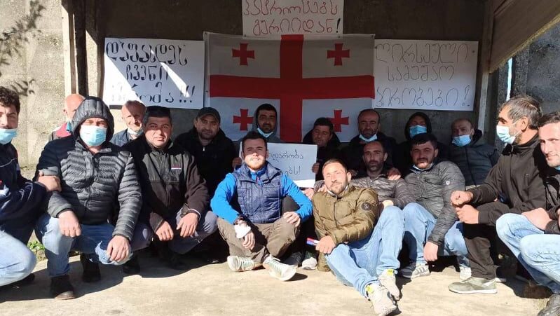 ფქვილის საწარმოს გაფიცული თანამშრომლები, 2021 წელი