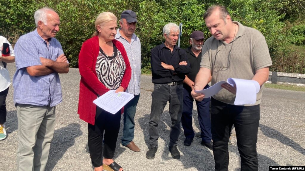 აქცია ჭალეში