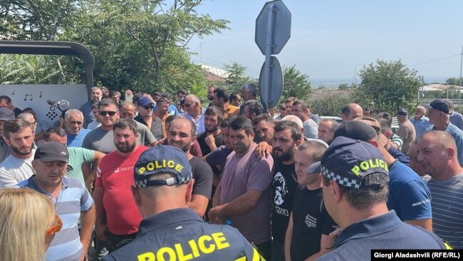 მევენახეების პროტესტი კახეთში