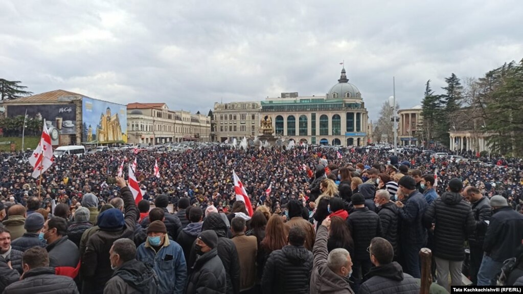 რიონის ხეობის მცველების აქცია ქუთაისში